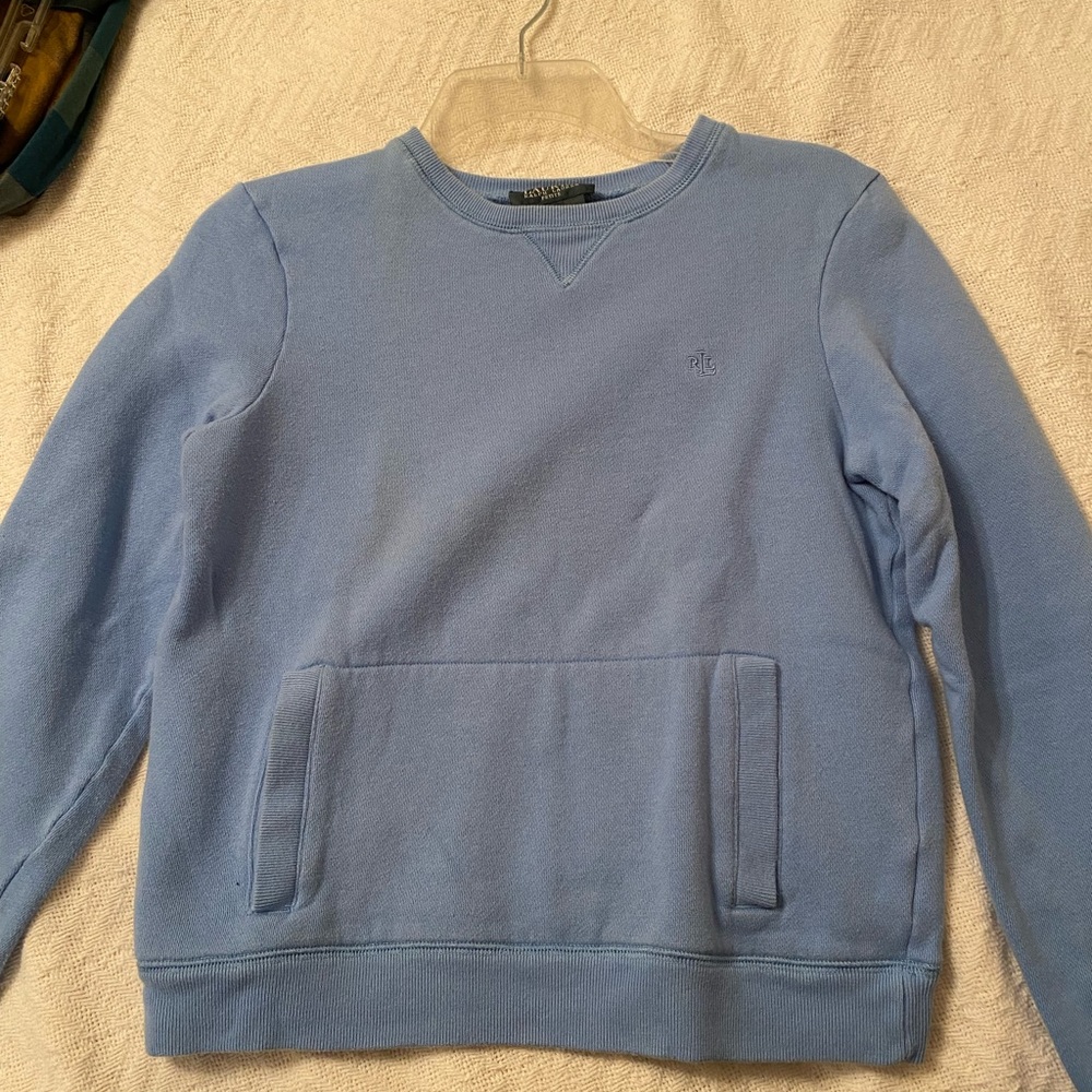 Lauren Ralp Lauren sweatshirt, blue, pockets
